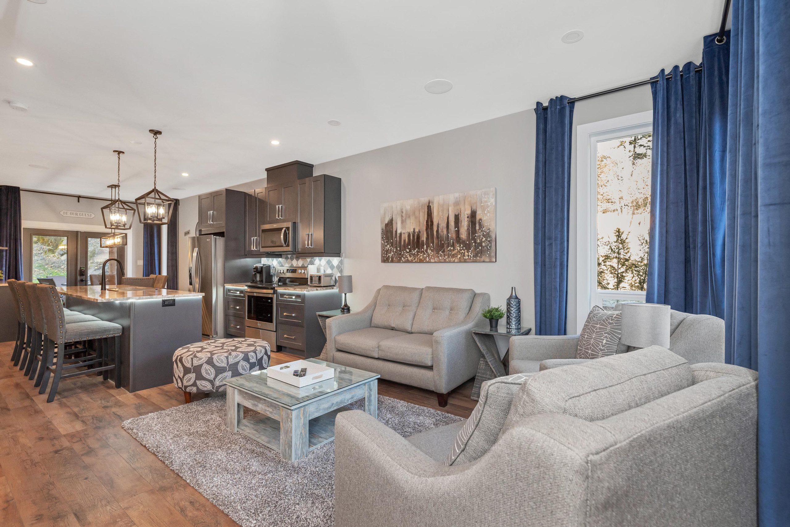 Interior photos of VI Cottage