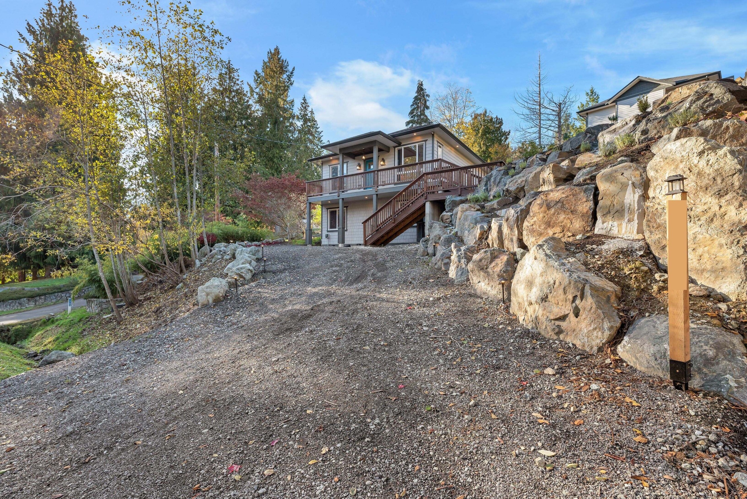 Exterior photos of VI Cottage